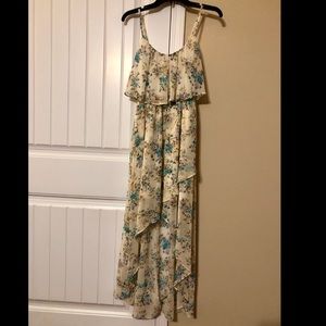 High low floral dress NWOT